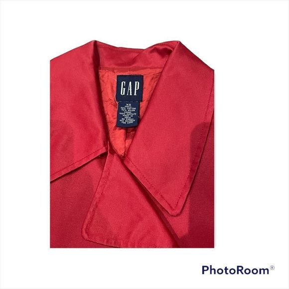 Gap Red Pea coat , good for spring or fall size XS - Picture 4 of 8